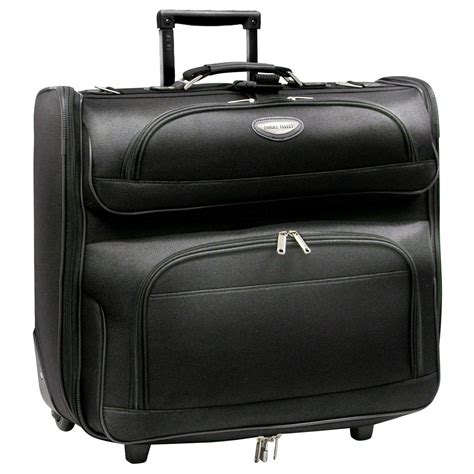 luggage with garment bag